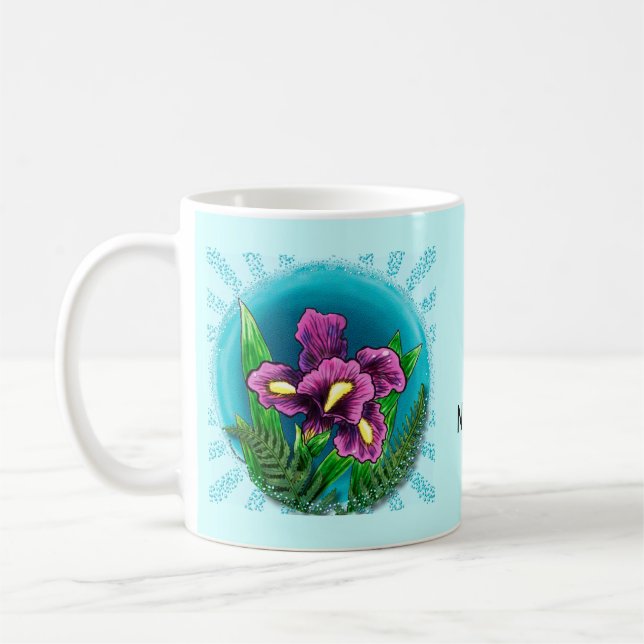 DewDrop iris mugg (Vänster)
