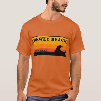 Dewey Beach Delaware Vintage Retro Surfa USA Trave T Shirt