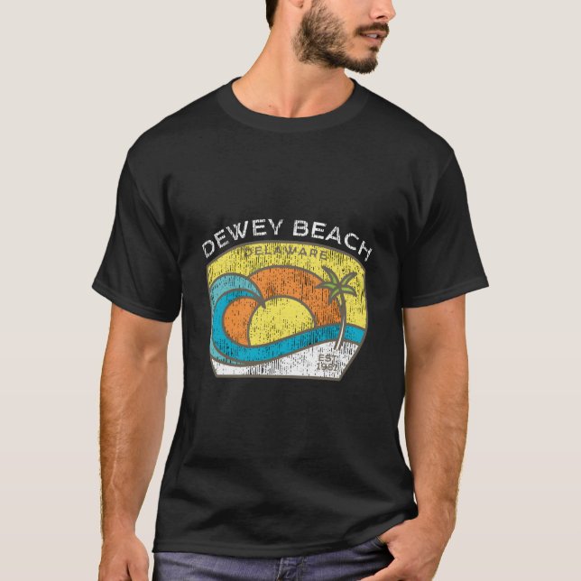 Dewey Beach T Shirt (Framsida)