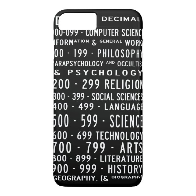 Dewey Decimal Busroll Fodral Case-Mate iPhone Skal (Baksida)