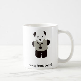 dewey från detroit den flatsimile muggen kaffemugg