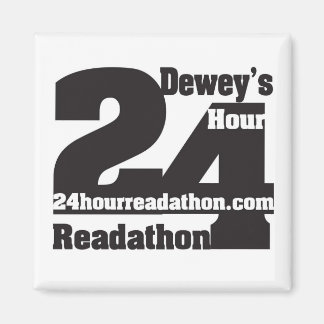 Deweys 24 timmars Readathon Magnet