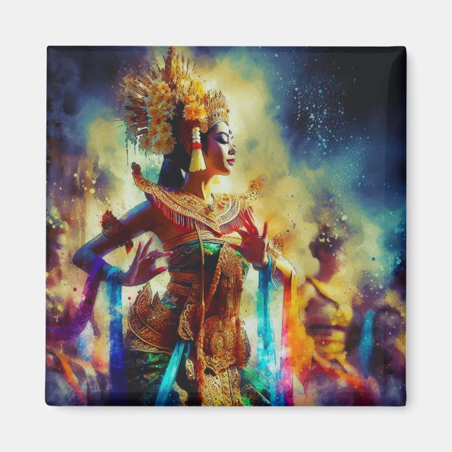 Dewi Tari (Dance Goddess) Magnet (Framsidan)