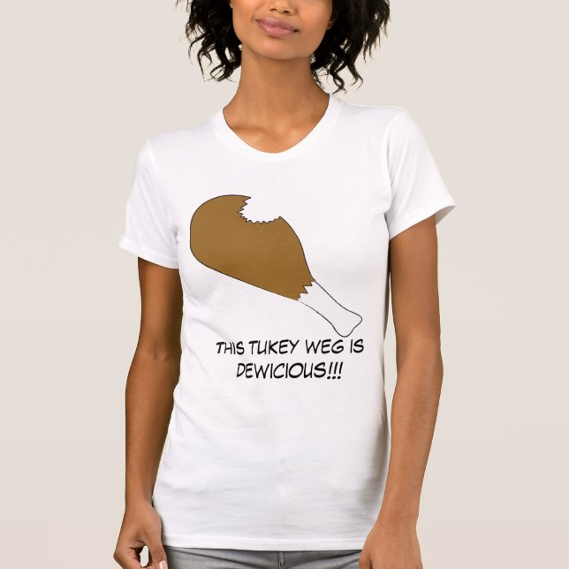 Dewicious Weg kvinna T-tröja Tee Shirt (Framsida)