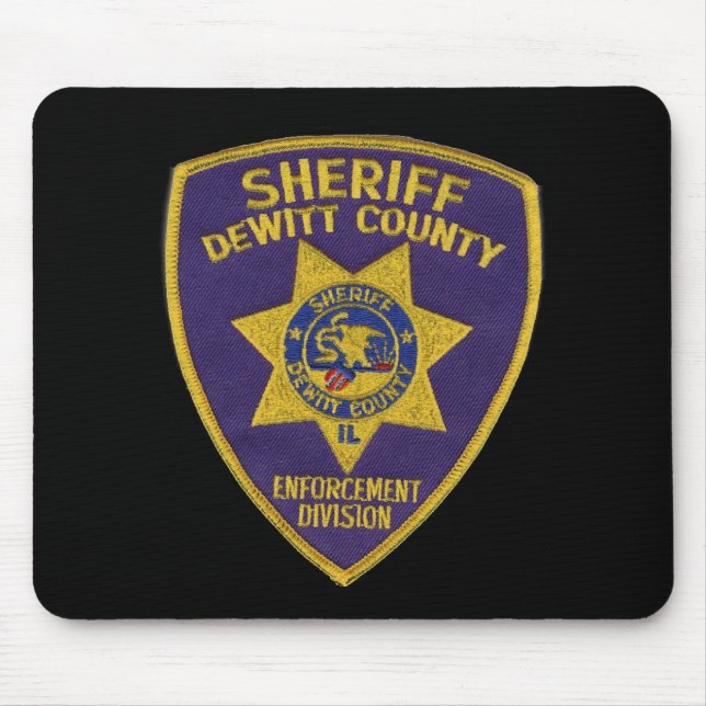 Dewitt County sheriffavdelning lappar Musmatta (Framsidan)