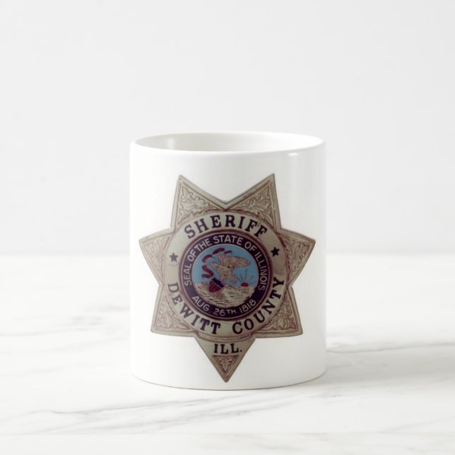 Dewitt County sheriffmugg Kaffemugg (Center)