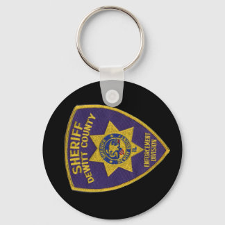 DeWitt County Sheriffs Dept Patch Nyckelring