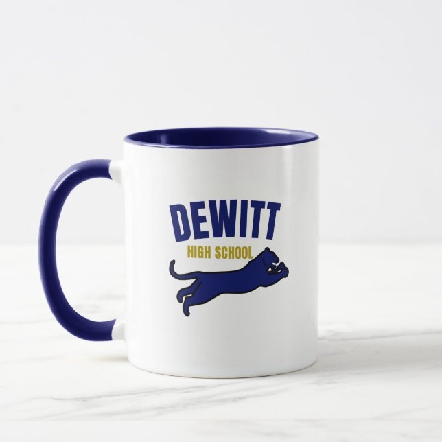 DeWitt High SchCool Michigan Coffee Mugg (Vänster)