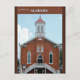 Dexter Avenue Baptist Church Montgomery Alabama Vykort