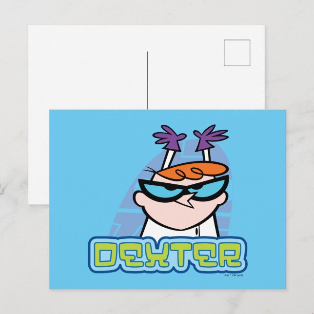 Dexter Character Name Graphic Vykort (Fram/baksida)