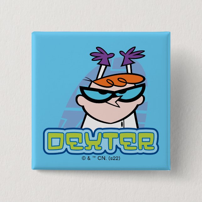 Dexter Character Namn Graphic Knapp (Framsida)