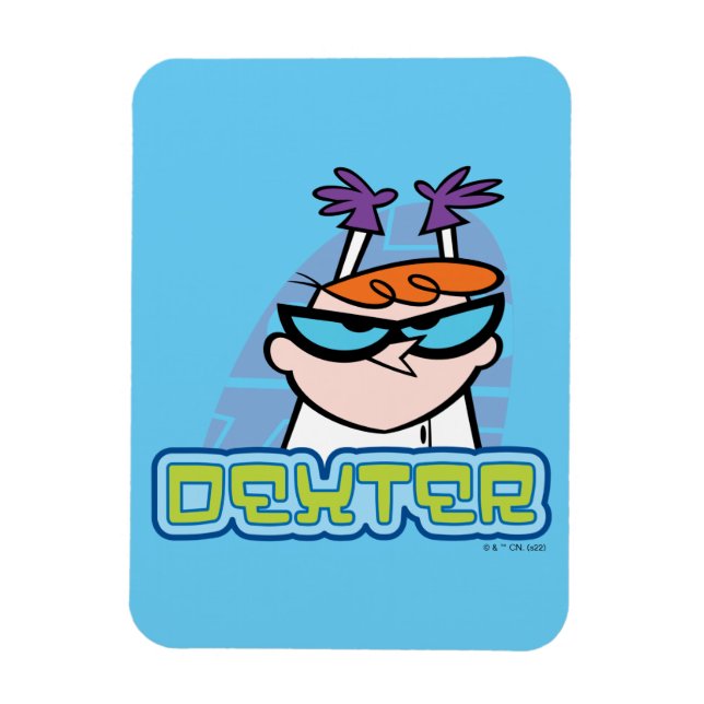 Dexter Character Namn Graphic Magnet (Vertikal)