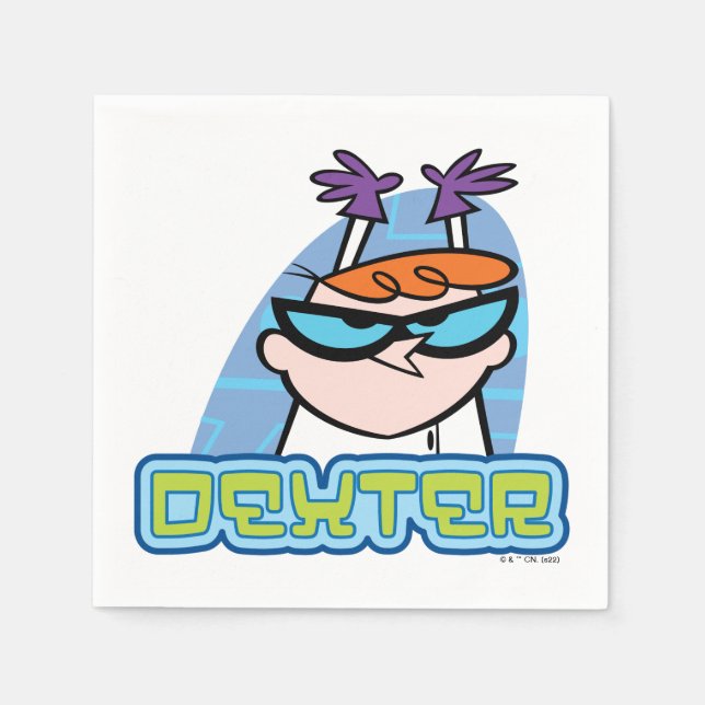 Dexter Character Namn Graphic Pappersservett (Framsidan)