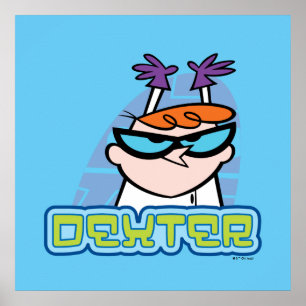 Dexter Character Namn Graphic Poster