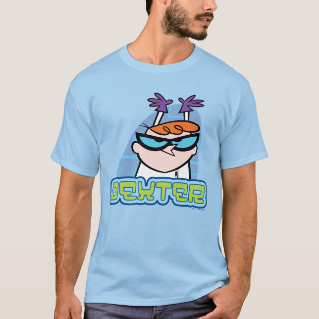 Dexter Character Namn Graphic T Shirt (Framsida)