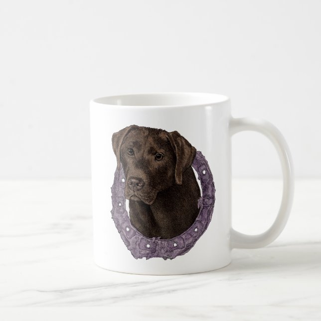 Dexter - Chocolate Lab Kaffemugg (Höger)