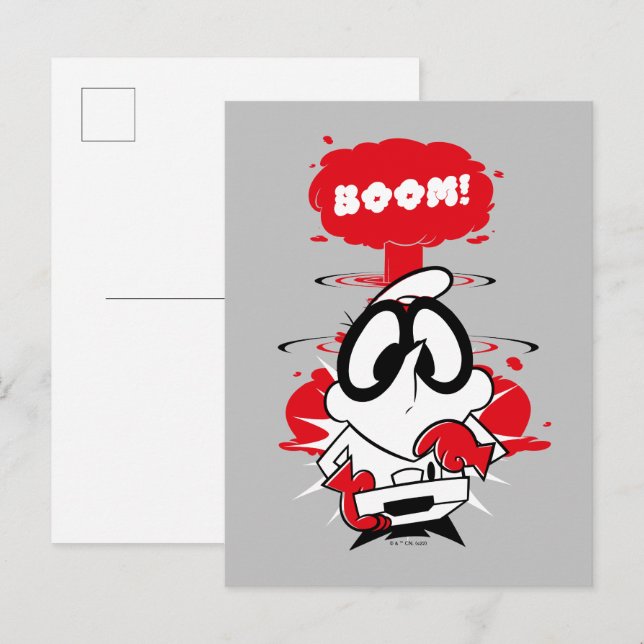 Dexter Detonation-grafik Vykort (Fram/baksida)