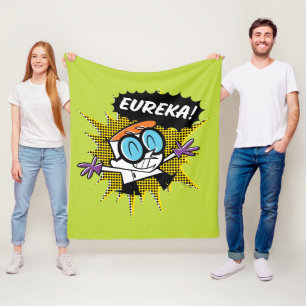 Dexter "Eureka!" Bildtext för raster Fleecefilt