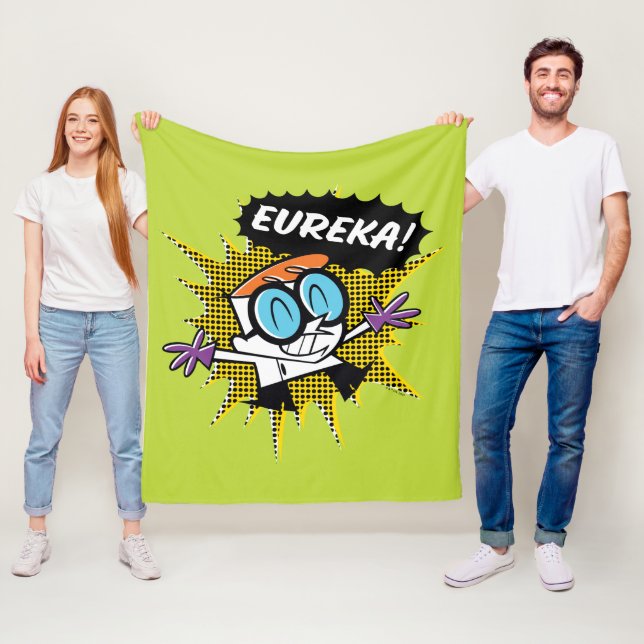 Dexter "Eureka!" Bildtext för raster Fleecefilt (På plats)