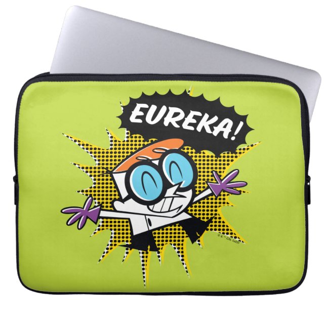 Dexter "Eureka!" Bildtext för raster Laptop Fodral (Framsidan)