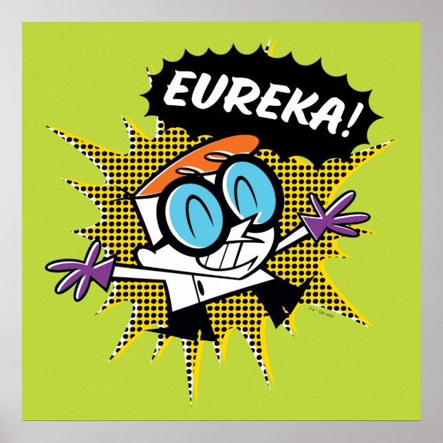 Dexter "Eureka!" Bildtext för raster Poster (Framsidan)
