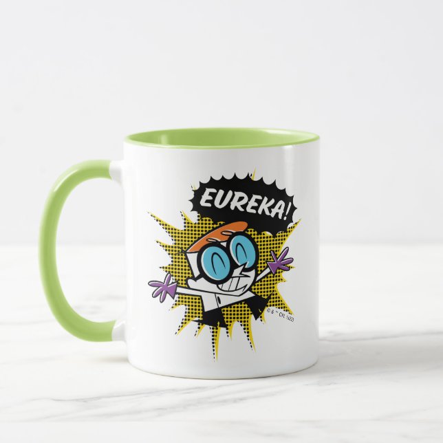 Dexter "Eureka!" Halftone Callout Graphic Mugg (Vänster)