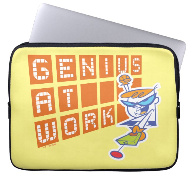 Dexter "Genius at Work" Laptop Fodral (Framsidan)