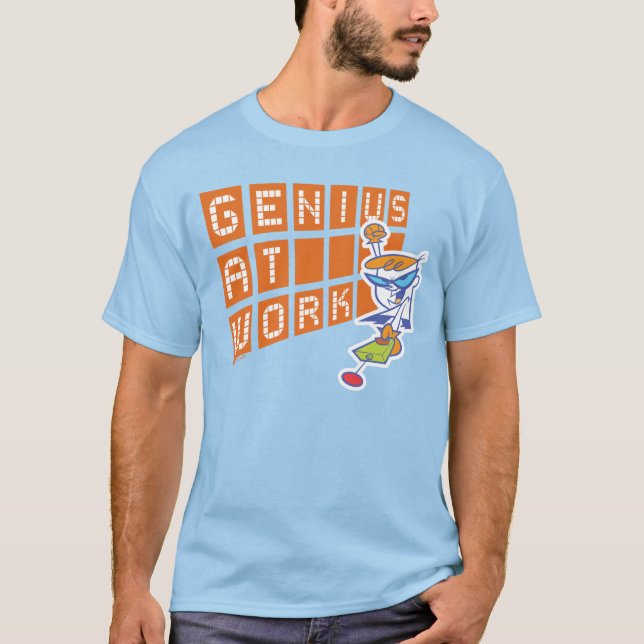 Dexter "Genius at Work" T Shirt (Framsida)