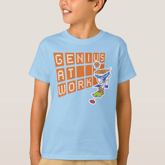Dexter "Genius at Work" T Shirt (Framsida)