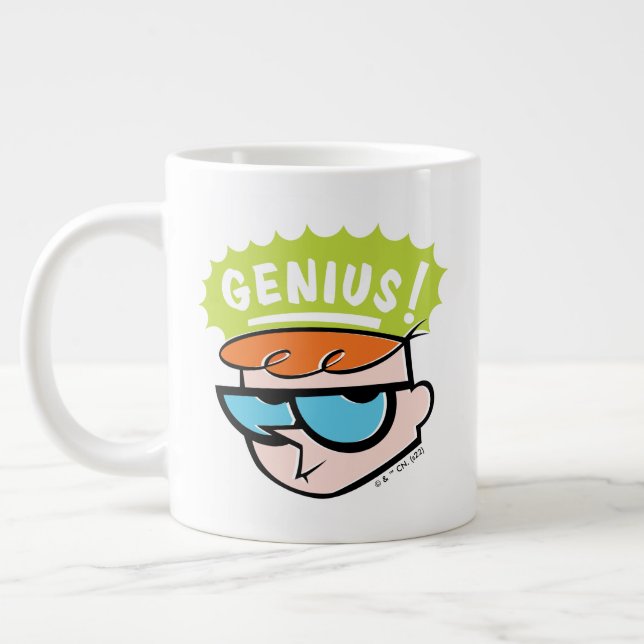 Dexter "Genius" Callout Graphic Jumbo Mugg (Vänster)