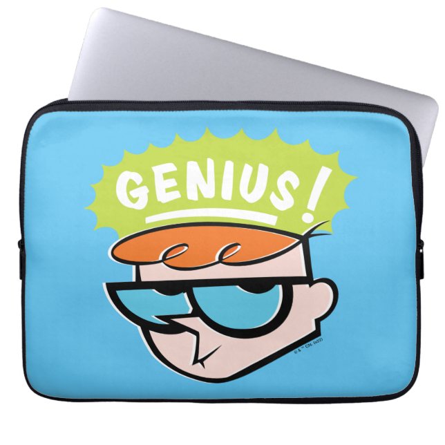 Dexter "Genius" Callout Graphic Laptop Fodral (Framsidan)
