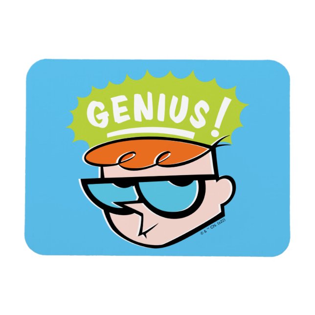 Dexter "Genius" Callout Graphic Magnet (Horisontell)