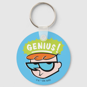 Dexter "Genius" Callout Graphic Nyckelring