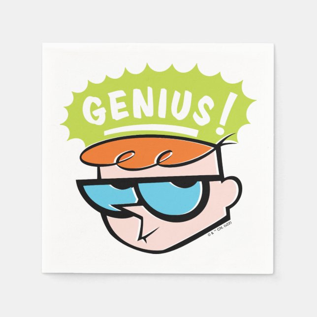 Dexter "Genius" Callout Graphic Pappersservett (Framsidan)