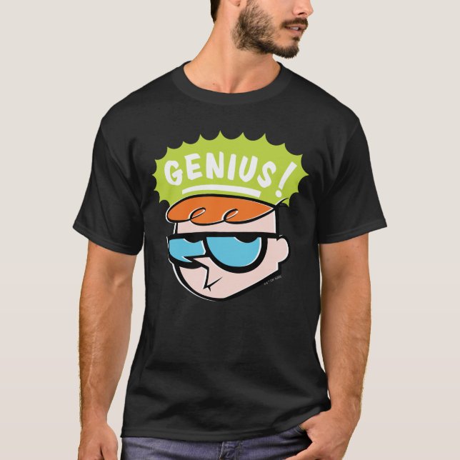 Dexter "Genius" Callout Graphic T Shirt (Framsida)