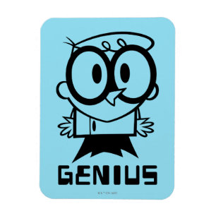 Dexter "Genius" dispositionsgrafik Magnet