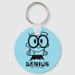 Dexter "Genius" dispositionsgrafik Nyckelring