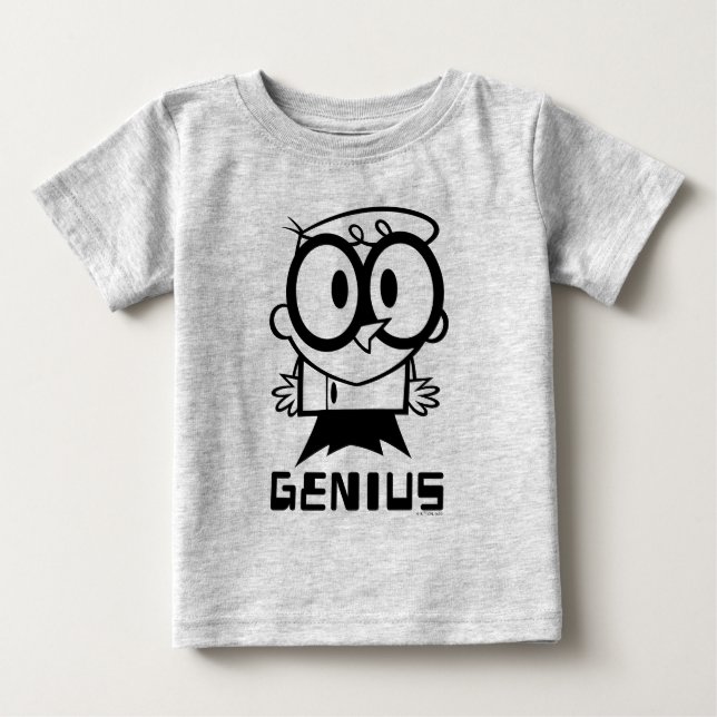 Dexter "Genius" dispositionsgrafik T Shirt (Framsida)