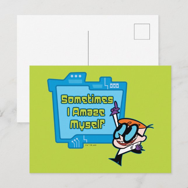 Dexter - ibland så Amaze mig själv Vykort (Fram/baksida)