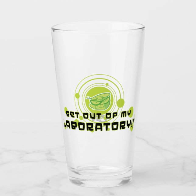 Dexter, lämna mitt laboratorium!! glaskopp (Framsida)