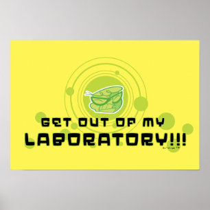 Dexter, lämna mitt laboratorium!! poster