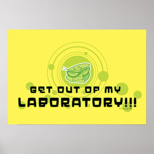Dexter, lämna mitt laboratorium!! poster (Framsidan)