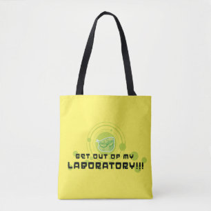 Dexter, lämna mitt laboratorium!! tygkasse