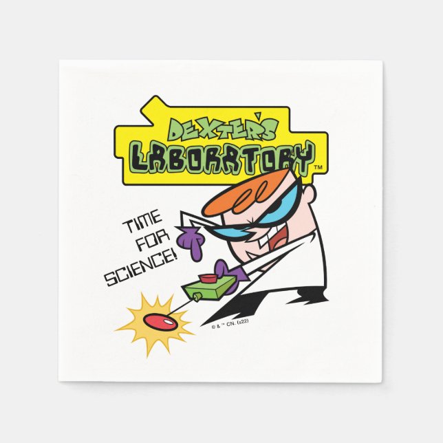 Dexter med fjärrkontroll pappersservett (Framsidan)