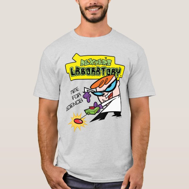 Dexter med fjärrkontroll t shirt (Framsida)