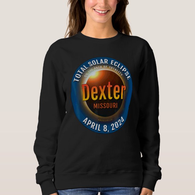 Dexter Missouri Total solförmörkelse 2024 3 T Shirt (Framsida)