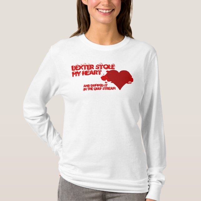 Dexter Stole mitt hjärta Tee (Framsida)