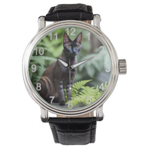 Dexter the Black Siamese Cat, titta på Armbandsur