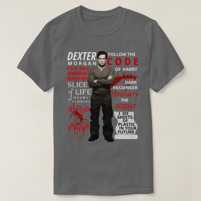 Dexter TShirt T Shirt (Design framsida)