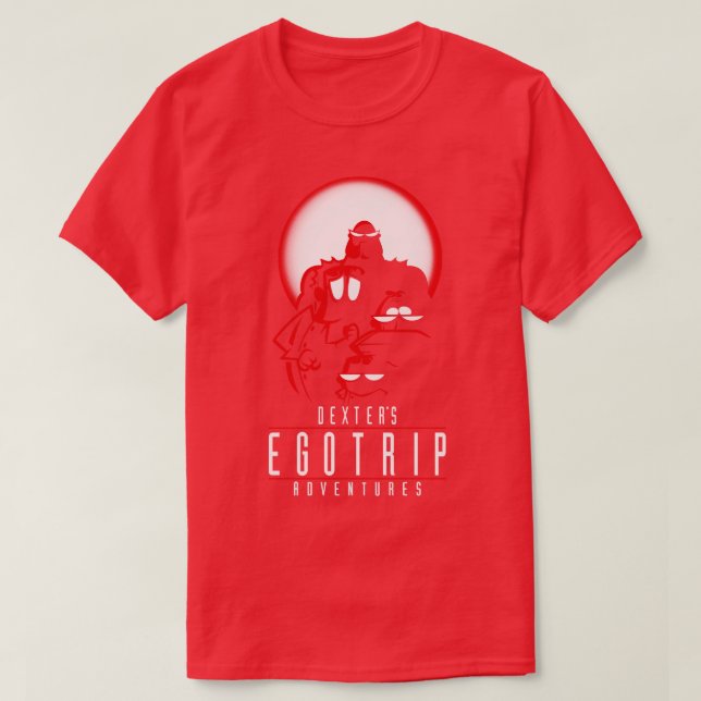 Dexters Ego Resa äventyr T Shirt (Design framsida)